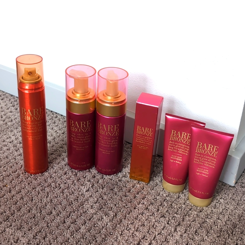 Rare Vintage Victoria's Secret Bare Bronze Self Tanning Set - Picture 2 of 11